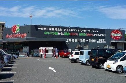 近くのレッドキャベツまで800m(徒歩10分)