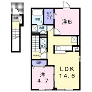 フォンターナの間取り画像