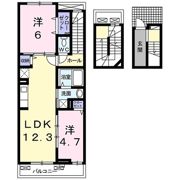 アルドーレ ブランの間取り画像