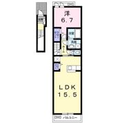 ラティアⅡ Aの間取り画像