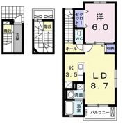 ウイスティリア Ⅰの間取り画像