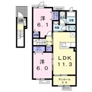 メゾン ド オーブの間取り画像