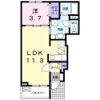 オーク ヴィレッジⅡの間取り画像