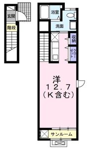 アビタシオン柳戸東の間取り画像