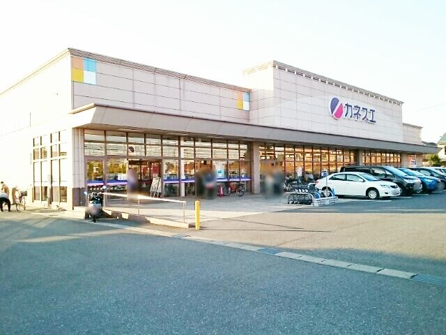 近くのカネスエ北園通店まで650m（徒歩9分）