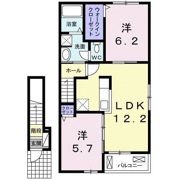 カンタービレ西浜Ⅰの間取り画像