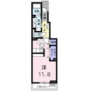 ラフォーレ足利Ⅱの間取り画像