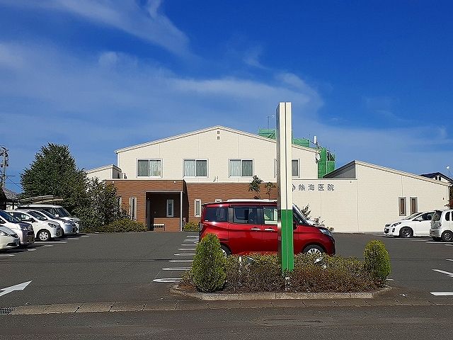 近くの熱海病院まで800m（徒歩10分）