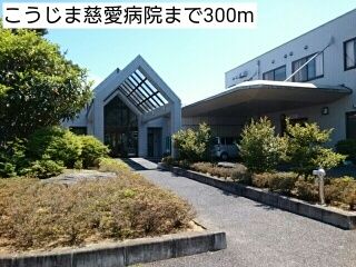 近くのこうじま慈愛病院まで300m（徒歩4分）