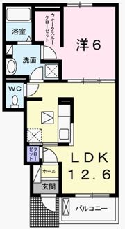 アンソレイエの間取り画像