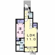 ラ・フィーナ寺山Aの間取り画像