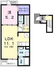 プラシードアルバⅡの間取り画像