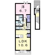 アネックス法川の間取り画像