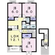 エレガント HRの間取り画像