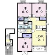 エレガント HRの間取り画像