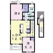 コンフォール Aの間取り画像