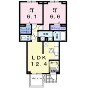レイクサイド Teruの間取り画像