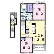 コリーヌ．アンジュⅡの間取り画像