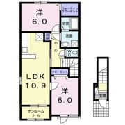 ユニヴェールⅠの間取り画像