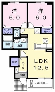 レジデンス コンフォート Aの間取り画像