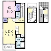 J・サクレ葛原Ⅲの間取り画像