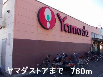 近くのヤマダストアまで760m（徒歩10分）