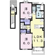 グランツ UⅡの間取り画像