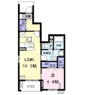 プリムローズ Mの間取り画像