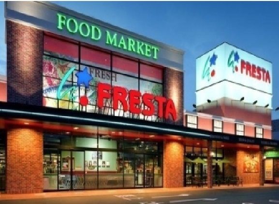 近くのフレスタ上天満店まで500m(徒歩7分)