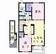ベル コリーヌBの間取り画像