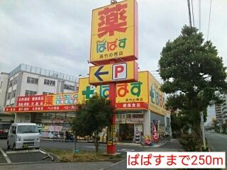 近くのぱぱすまで250m（徒歩4分）