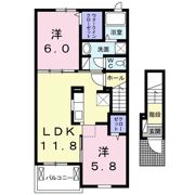 フランボアーズ篠山 Ⅱの間取り画像