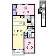 ベル ベルデ Ⅱの間取り画像
