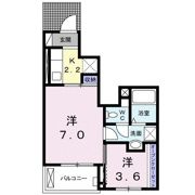 シャトレー ハピネスⅠの間取り画像