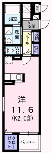 パーク サイド ヴィラージュの間取り画像