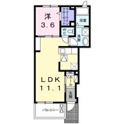 サニーヒルズ東山Aの間取り画像
