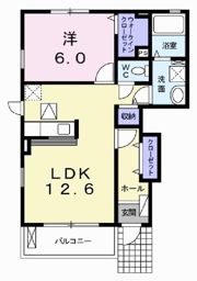 プレミール原Bの間取り画像