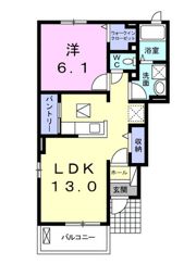 グレイスハーモニーⅠの間取り画像
