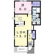 エアリーテラス キャロットⅡの間取り画像