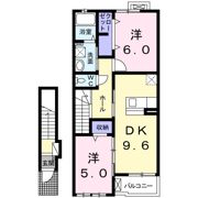 エアリーテラス キャロットⅡの間取り画像