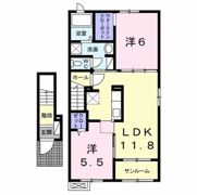 クラールⅡの間取り画像