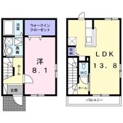 新安松1丁目戸建の間取り画像