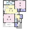 クレメント Bの間取り画像