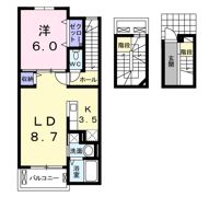 プリムヴェールヒルズⅡの間取り画像