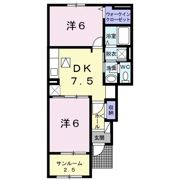 ピュアライヴⅨAの間取り画像