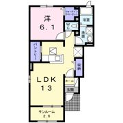 ピュアライヴⅨBの間取り画像