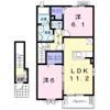 ピュアライヴⅨBの間取り画像