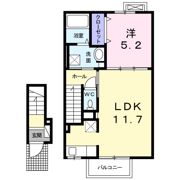 プラシード カーサIの間取り画像