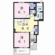 アルカディアEの間取り画像