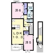 ヴィーヴルⅡの間取り画像